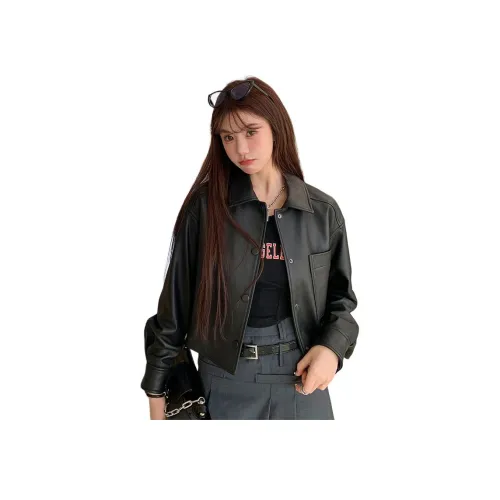 BILISISHANYANG Куртка из натуральной кожи женская