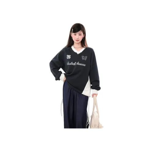 Princess Berdele OVERSIZED Толстовка с Корейским стилем Lazy Athletic Топ Женские