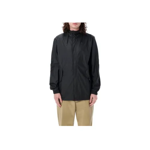 Rains Куртки и Пальто Унисекс Черный