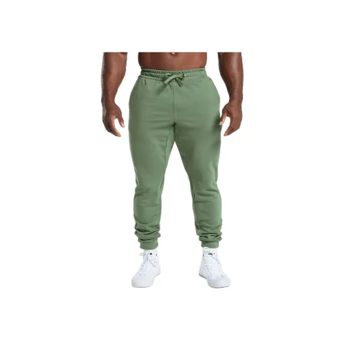 GYMSHARK ESSENTIAL OVERSIZED Joggers Вязаные Спортивные Штаны Мужские Зеленые