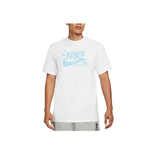Nike Белый Мужской T-Shirt