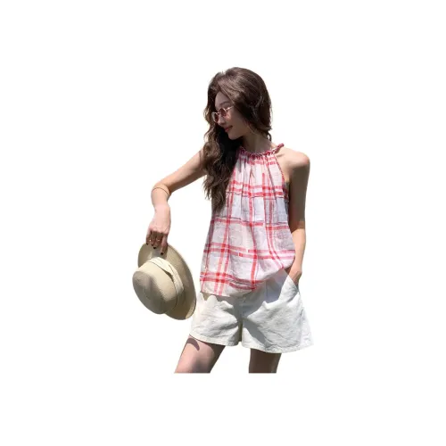 NANING9 Red Women's Shirts NANING9 Красный Женские Рубашки