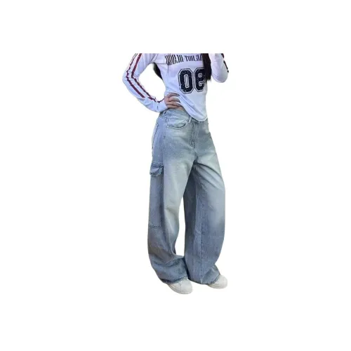 MUCCHIC Синие Женские Джинсы