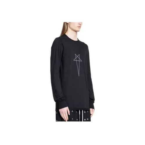 RICK OWENS совместный бренд Черные мужские свитшоты