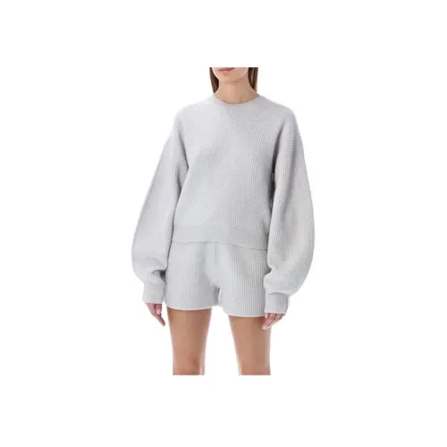 Helmut Lang SS22 Свободный крой Свитер Женский Серый