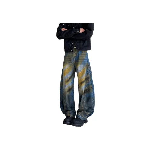 JIARONG Синие Унисекс Джинсы