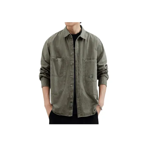 PRPK Весенне-летняя рубашка свободный крой унисекс