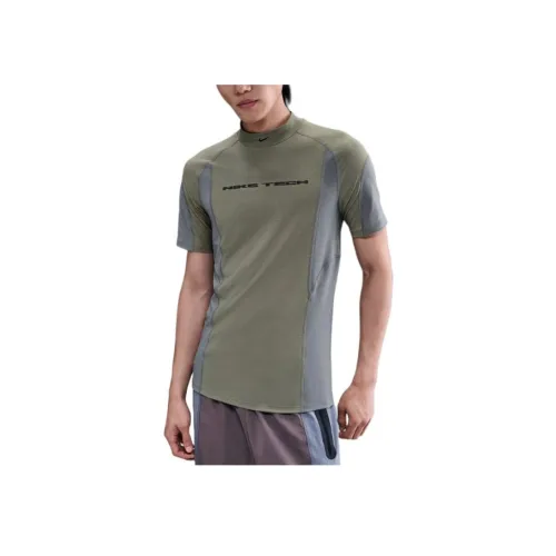 nike Dri Fit T-Shirt Мужская Светло-Армейский Зеленый