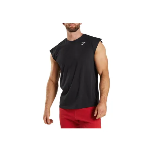 GYMSHARK Мужские черные майки