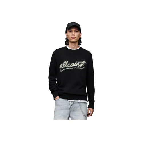 ALLSAINTS Мужские черные свитеры