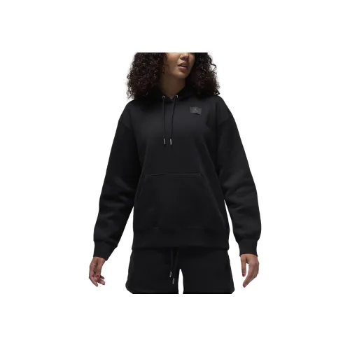 nike Flight Fleece Пуловер Толстовка Свитшот Женские Черный