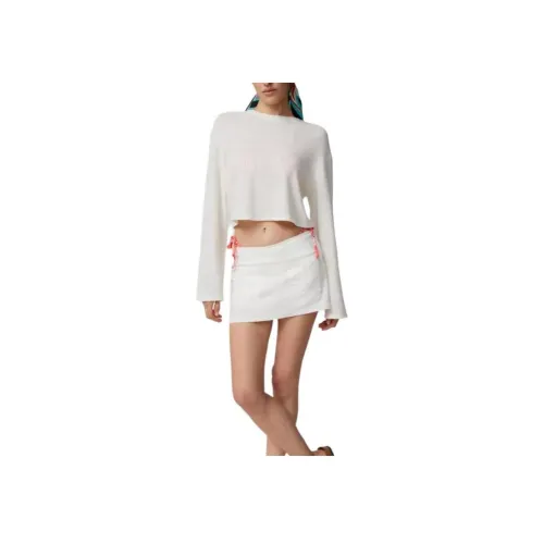 Urban Outfitter Белый Женские Повседневные Короткие Юбки