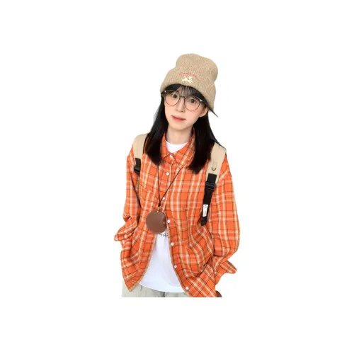 Masongarments Оранжевые Унисекс Рубашки