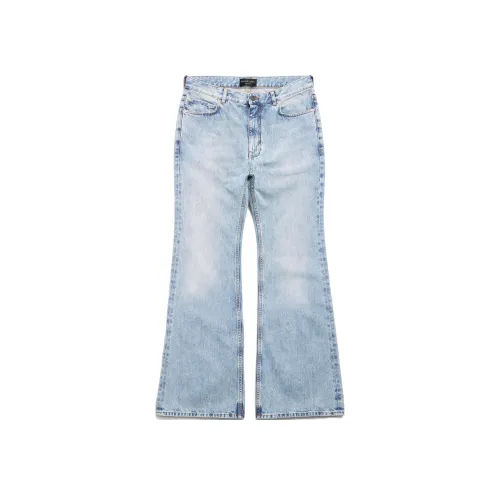 Balenciaga SS25 Джинсы Регулярный крой Мужской Светло-синий