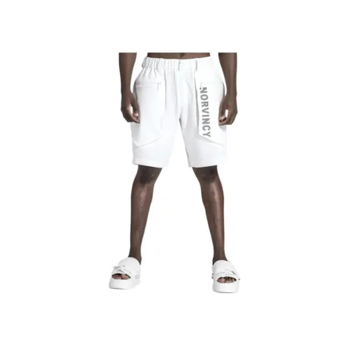 NORVINCY Городской техвир Накладной карман на молнии Шорты карго Унисекс