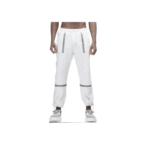NORVINCY Белые Унисекс Вязаные Тренировочные Брюки