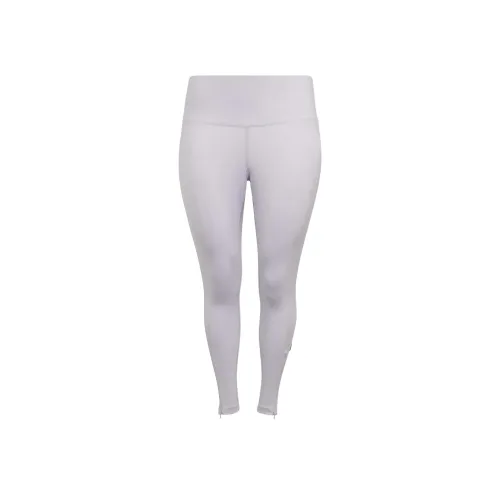 Adidas Leggings Plus Size Спортивные Брюки Женские Silver Dawn