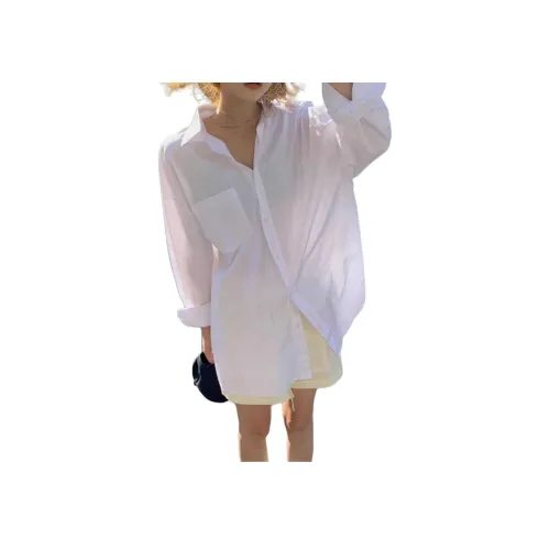 BVODE Белые Женские Рубашки