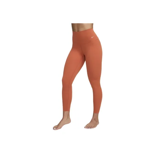 nike Мягкая поддержка Высокая талия 7 8 Леггинсы Женские Burnt Sun Excellence