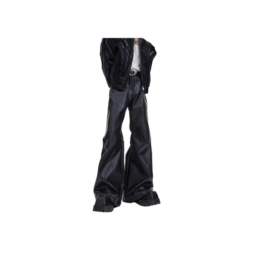 TAOKK Черные унисекс костюмные брюки