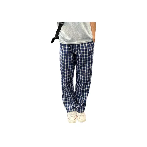 MORii Blue Unisex Casual Pants MORii Синий Унисекс Повседневные Брюки