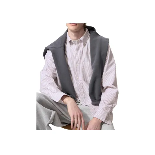 UNIQLO Бордовый Унисекс Рубашки