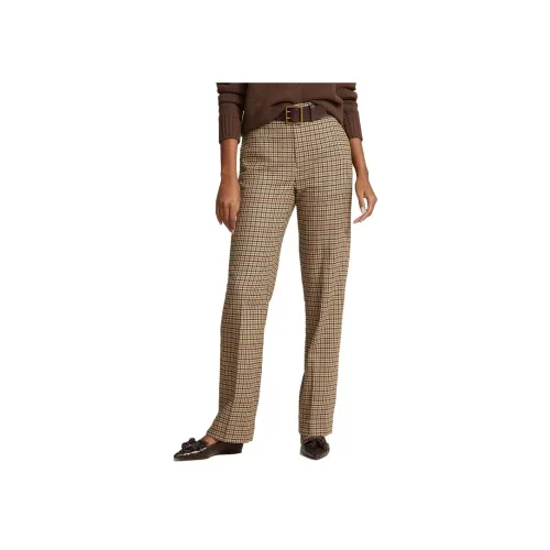 Polo Ralph Lauren FW23 Повседневные брюки Женские Коричневый