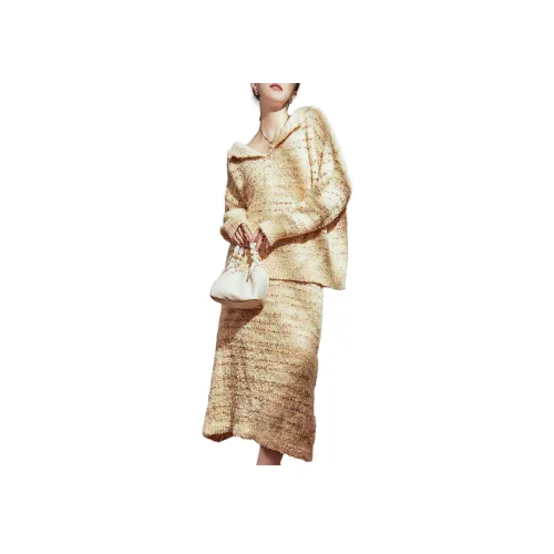 DESIGNER UNCLE Sunset Yellow Женские Трикотаж