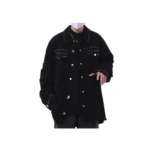 MGXEK Denim Jacket Unisex Black