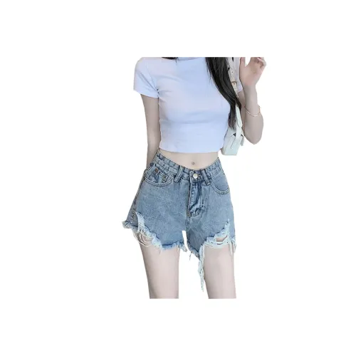 Concubine Zhu Джинсы Женские Светло-Синий