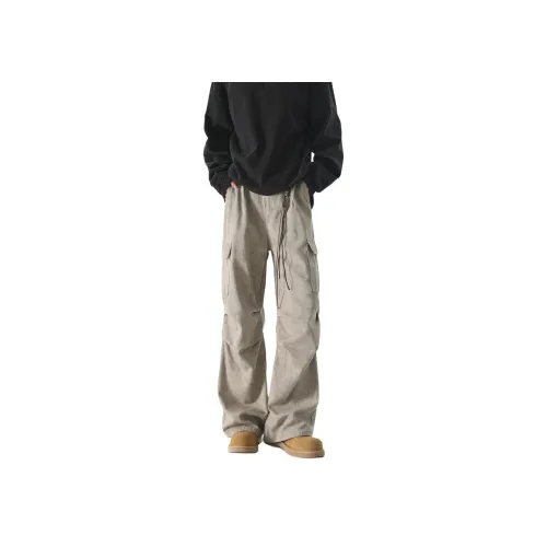DOFERNERY Карго Брюки Унисекс Хаки