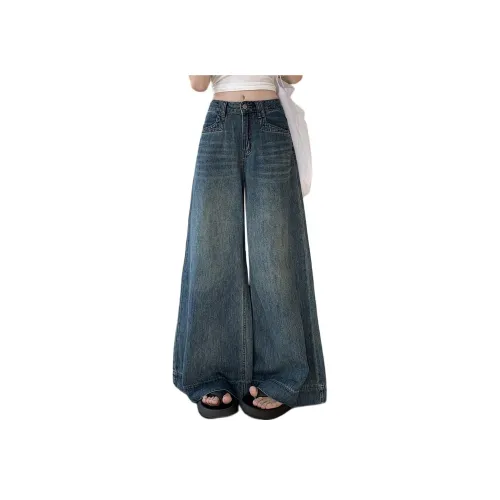 HTHK Синие Женские Джинсы