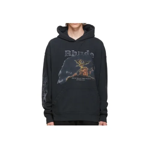 RHUDE Черные Мужские Свитшоты