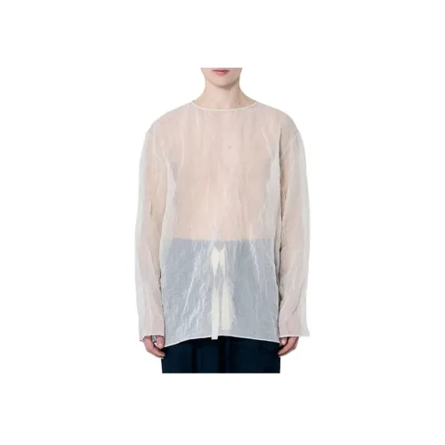 DRIES VAN NOTEN Бежевый Мужской T-Рубашки