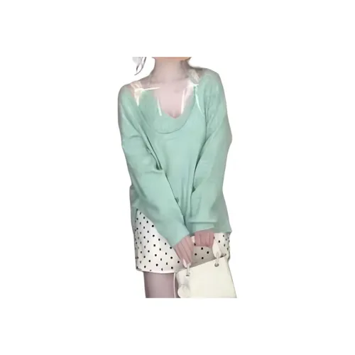 YICHEN Зеленый Женский Трикотаж