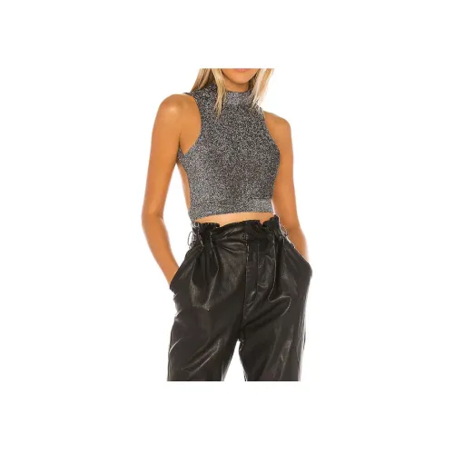 SUPERDOWN Серебряный Женские Майки