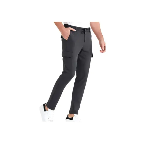 Raidy Boer Повседневные брюки Мужские Темно-серые