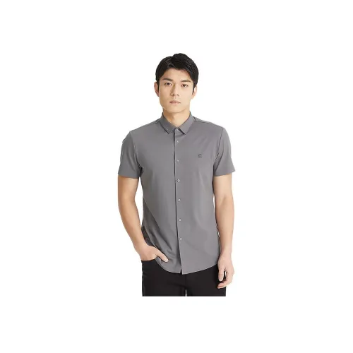 LESS IS MORE Рубашка Мужская Night Лесной зеленый