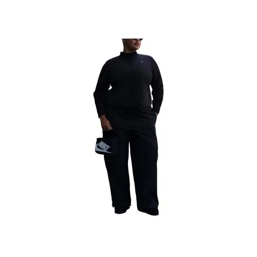 nike Sportswear Swoosh Phoenix Plush Knit Women's Sail Black