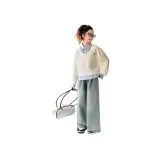 Синие клетчатые свитшоты