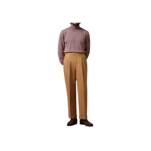 CULTUM Костюм Брюки Мужские Темно-Верблюжий