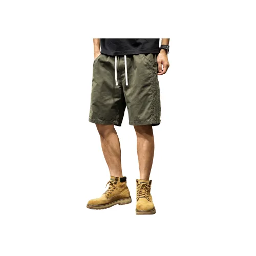 LUJIEBANG Повседневные шорты Мужские Армейский зеленый
