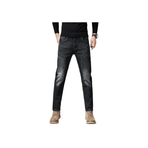 ZENGZHI Джинсы Облегающий крой Прямой крой Унисекс