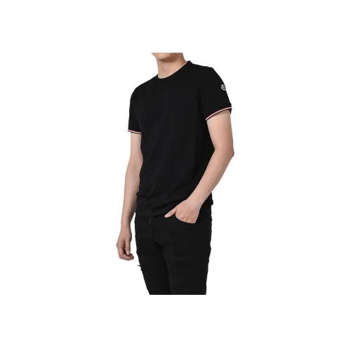 Moncler Черные Мужские T-рубашки
