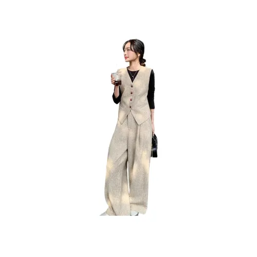 MEXICAN Бежевый Женские Повседневные Костюмы