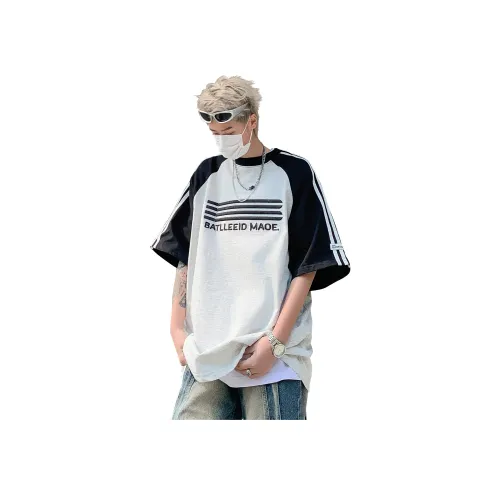 PAINT STAIN Серый Унисекс T-рубашки