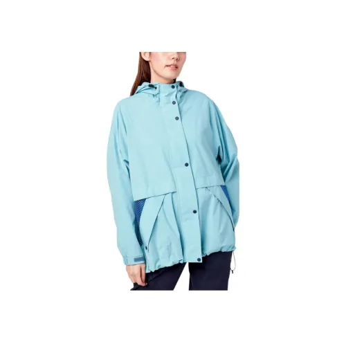 Куртки и пальто Mizuno женские цвет Нил синий