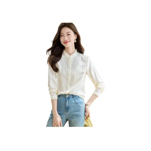 H YXIANG Цвет изображения Женские Рубашки