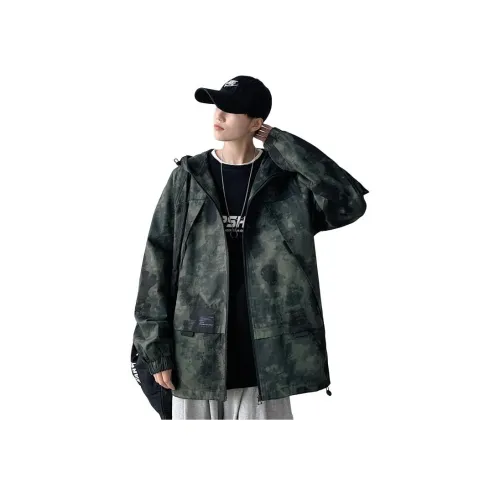 PWUE Камуфляж Унисекс Куртки