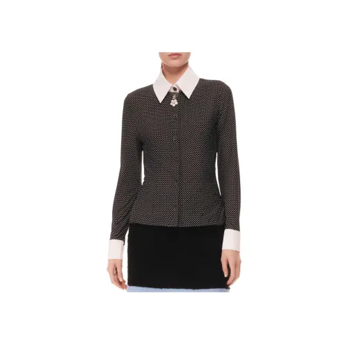 CHANEL FW24 Рубашка Женская Черно-Белая